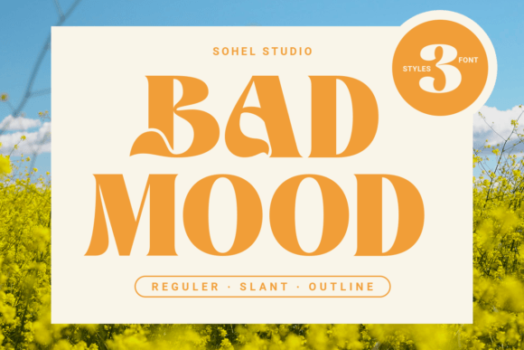 Badmood Font: Bold Typography for Makers