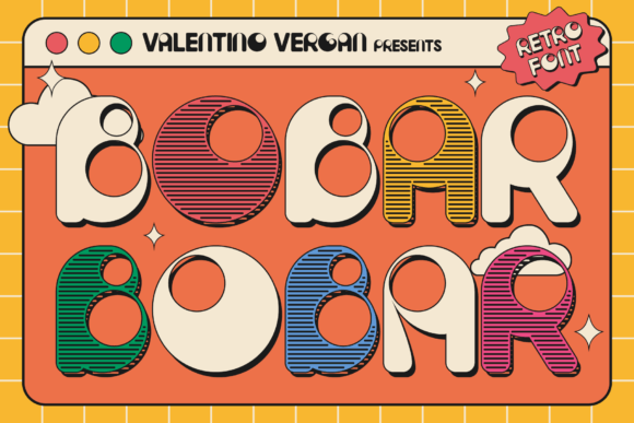Bobar Font: Retro Display Typography for Web Design