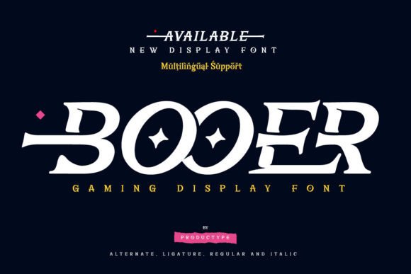 Booer Font: Testing a Modern Display Typeface for Branding