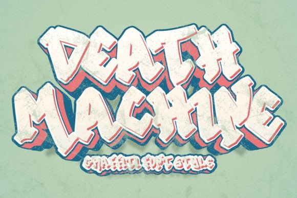 Death Machine Font: Elevating Handmade Labels & Stickers