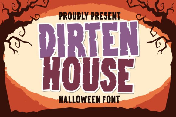 Dirten House Font Review for Spooky Web Design