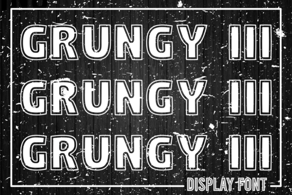 Grungy I I I Font: Elevating Small Business Branding