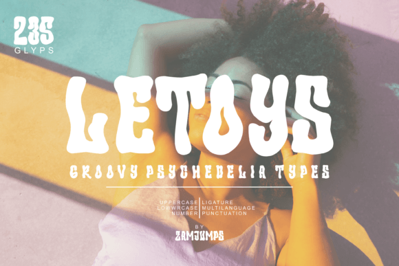 Letoys Font: Retro Display Type for Handmade Products
