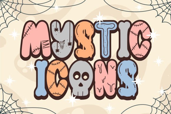 Mystic Icons Font: Whimsical Halloween Type for Makers