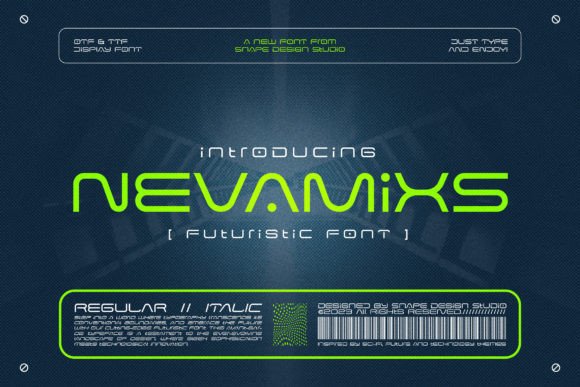 Nevamixs Font Review: Testing a Futuristic Display Typeface