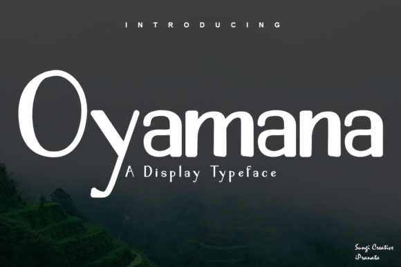 Oyamana Font Review: A Sweet Display Typeface for Branding