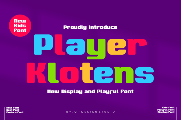 Player Klotens Font: Bold Display Type for Campaigns