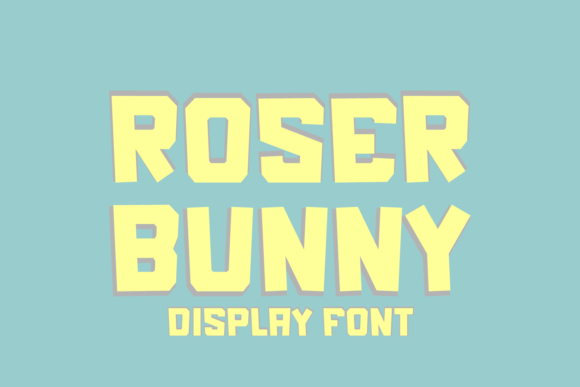 Roser Bunny Font: A Playful Typeface for Branding