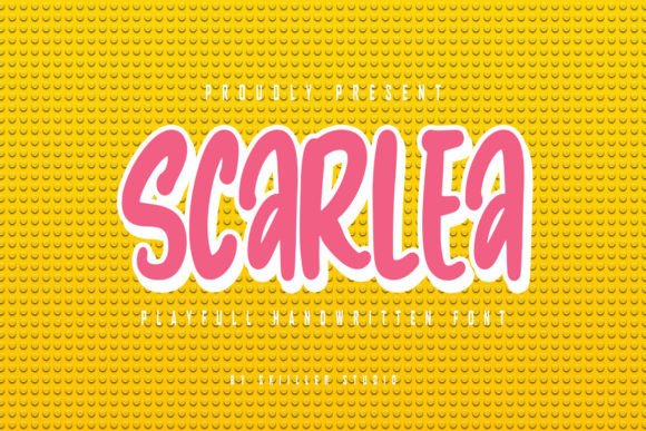 Scarlea Font: Playful Display Typography for Web Design