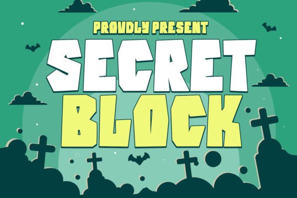 Secret Block Font: Bold Branding for Small Business