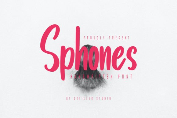 Sphones Font: Elegant Handwritten Style for Makers