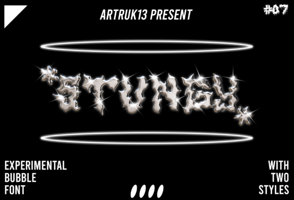 Stungy Font: Testing a Horror Bubble Typeface for Branding