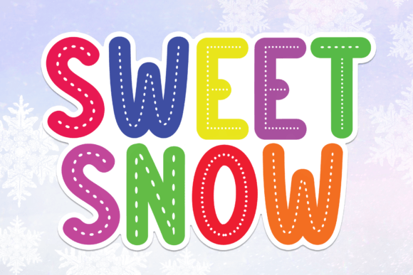 Sweet Snow Font: Adding Whimsy to Brand Identity