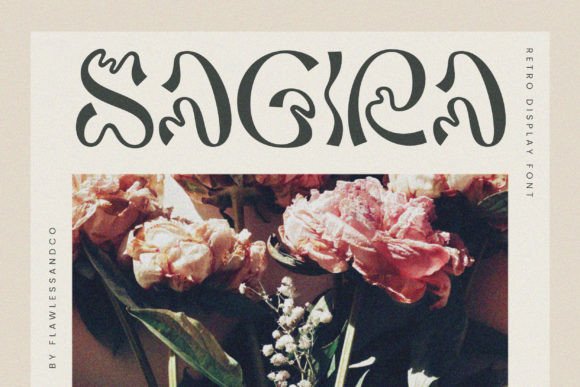 Testing Sagira: A Retro Display Font for Branding
