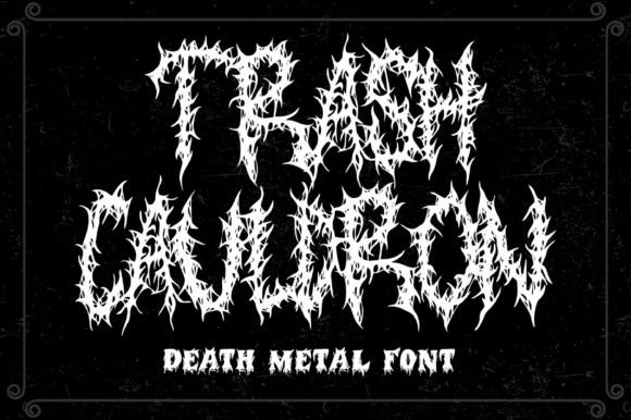 Trash Cauldron Font Review for Bold Web Design