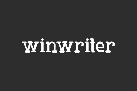 Winwriter Font: Elevating Editorial Design